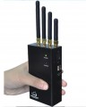 4 Antennas Handheld WiFi 3G Signal Jammer with Cooling Fan