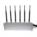 Remote Controlled 315MHz 433MHz 3G Phone Signal Jammer with 6 Antennas