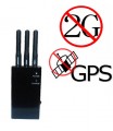 5 Bands Portable GPS 2G Cellphone Signal Blocker