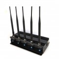 Table-top Powerful 12W 5 Antennas Cellphone and GPS Signal Jammer