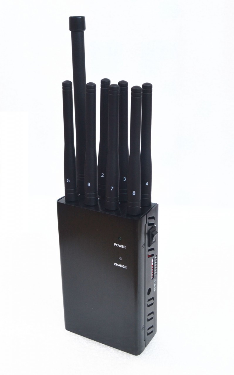 High Power Selectable 8 Bands Portable All Worldwide Cell Phone Jammer
