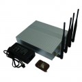11W Remote Controlled 3G Mobile Phone Signal Jammer with 40 Meters Range