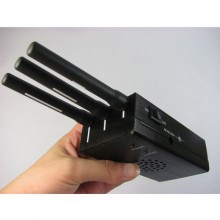 Handheld Multi-functional GPS Cellphone Signal Jammer with 3 Antennas