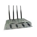 12W Powerful Desktop 4 Antennas 2G 3G Cellphone Signal Jammer