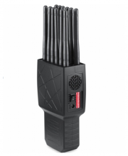 Handheld 12 Channels All Cell Phone Jammer 4G/3G/2G + WiFi(2.4G, 5.8G）+ GPS + 315/433/868 Car Remote Control Signal Blocker