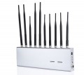 10 Antennas 12W Powerful 3G 4G WiFi Bluetooth LoJack UHF VHF GPS Signal Blocker