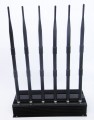 High Power 2G Mobile Phone GPS Bluetooth VHF UHF Signal Jammer with 6 Antennas