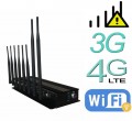 15W Tabletop Powerful 8 Antennas WiFi Bluetooth 3G 4G Mobile Phone Signal Jammer