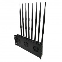 Powerful 2G 3G Cellphone WiFi GPS UHF VHF LoJack Signal Jammer with Adjustable Buttons