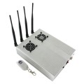 Table-top Remote Controlled GPS 3G Cell Signal Jammer with Cooling Fans