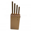 Portable Style 4 Antennas Bug Camera Audio Bluetooth Signal Jammer