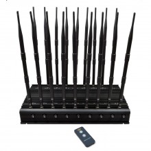 18 Antennas Adjustable All-in-one Desktop Cell Phone Signal 2G/3G/4G + WiFi 2.4G 5.2G 5.8G + All GPS + RC + UHF/VHF Jammer 