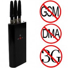 3 Antennas Portable Mini Mobile Phone Signal Jammer