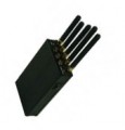 Portable 5 Antennas GPS WiFi Bluetooth 3G Cellphone Signal Jammer