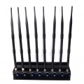 Powerful 2G 3G Cellphone WiFi GPS UHF VHF LoJack Signal Jammer with Adjustable Buttons