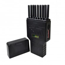 The Newest Selectable Handheld 16 Bands Mobile Phone Jammer Hidden Antenna Blocking 4G Wi-Fi & 5G RF Signal Jammer