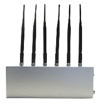 12W High Power WiFi Bluetooth 3G Cellphone Signal Jammer with 6 Antennas